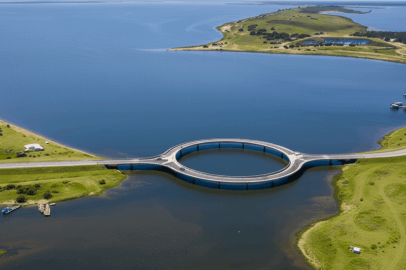 Why Is Uruguay’s Laguna Garzón Bridge Circular? The Genius Design Explained!